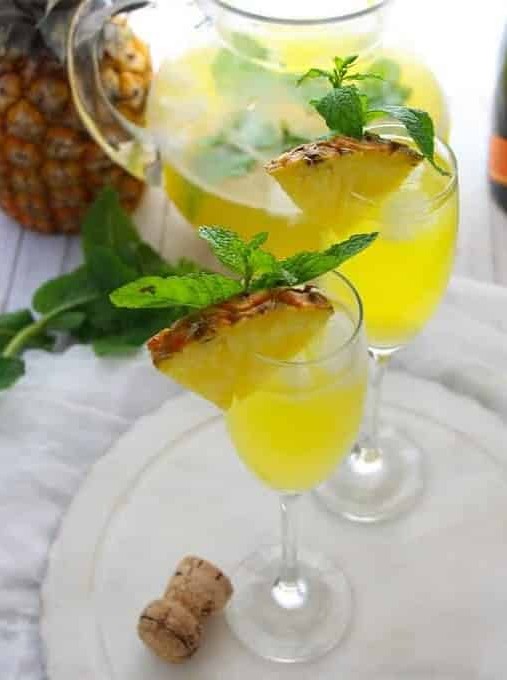 Pineapple Prosecco Punch