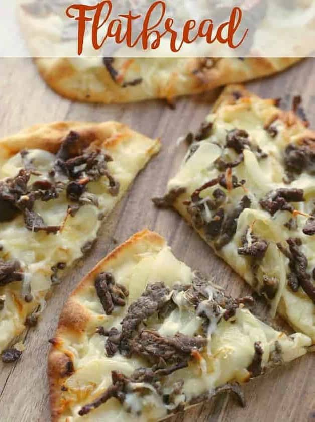 Philly Cheesesteak Flatbread