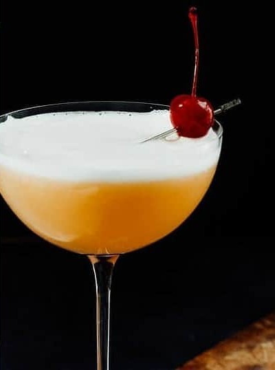 Whiskey Sour With Egg White