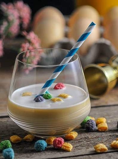 Captain Crunch Cereal Milk Punch Cocktail