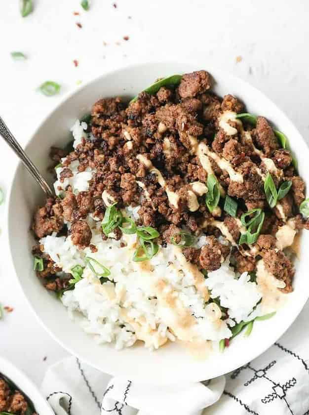 Healthy Korean Beef Bowl