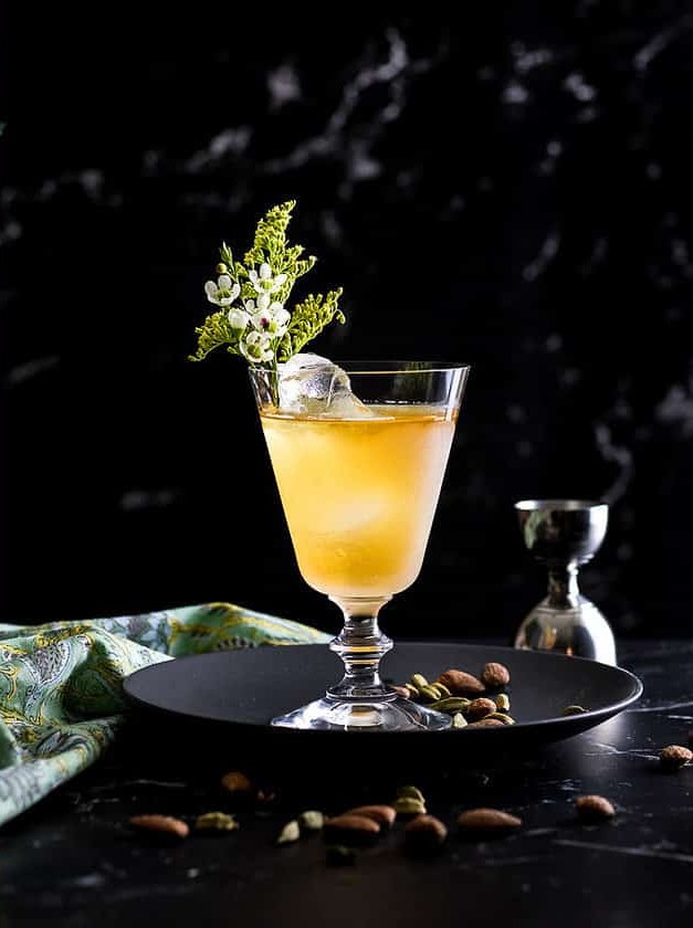 Amaretto Cardamom Cocktail