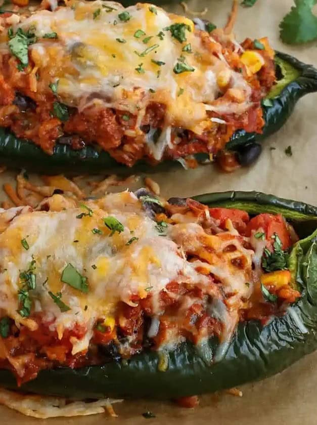 Stuffed Poblano Peppers