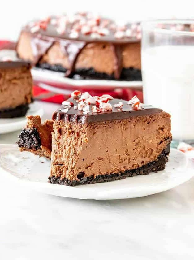 Chocolate Peppermint Cheesecake