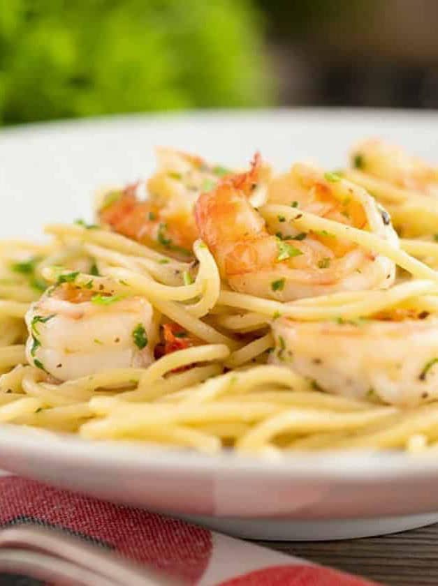 Easy Italian Shrimp Pasta