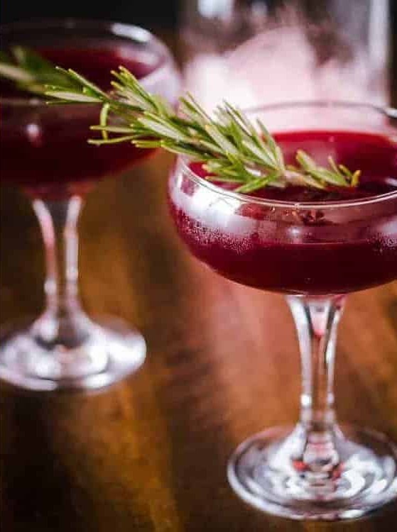 Savory Gin Cocktail With Cynar and Beet Juice