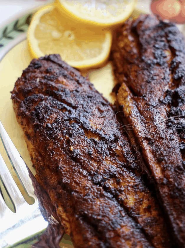 Perfect Garlic Butter Blackened Redfish