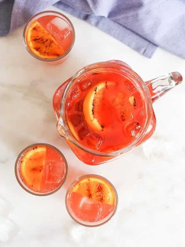 Bourbon Campari Punch