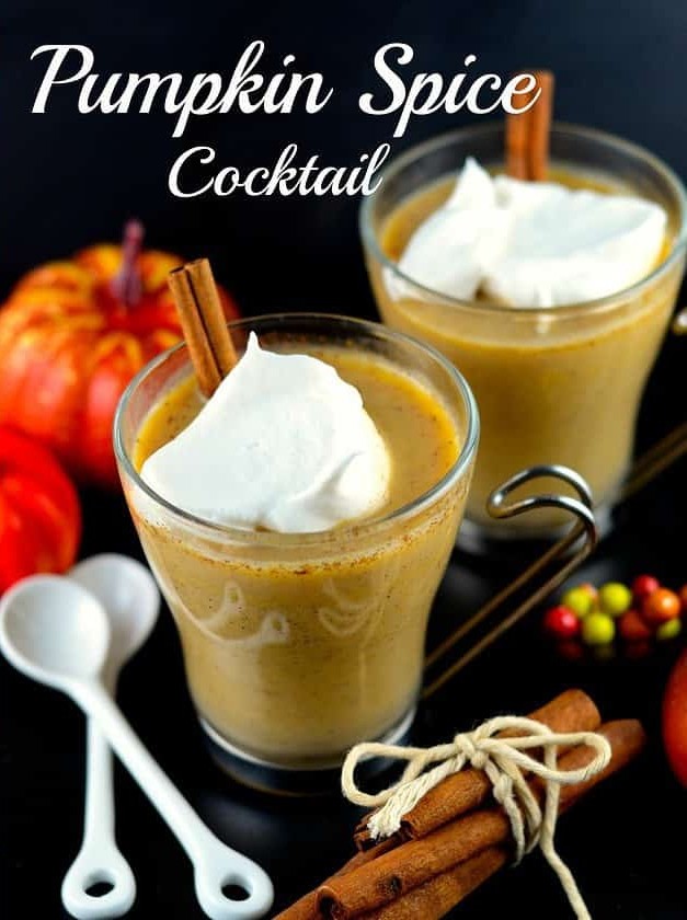 Warm Pumpkin Spice Cocktail