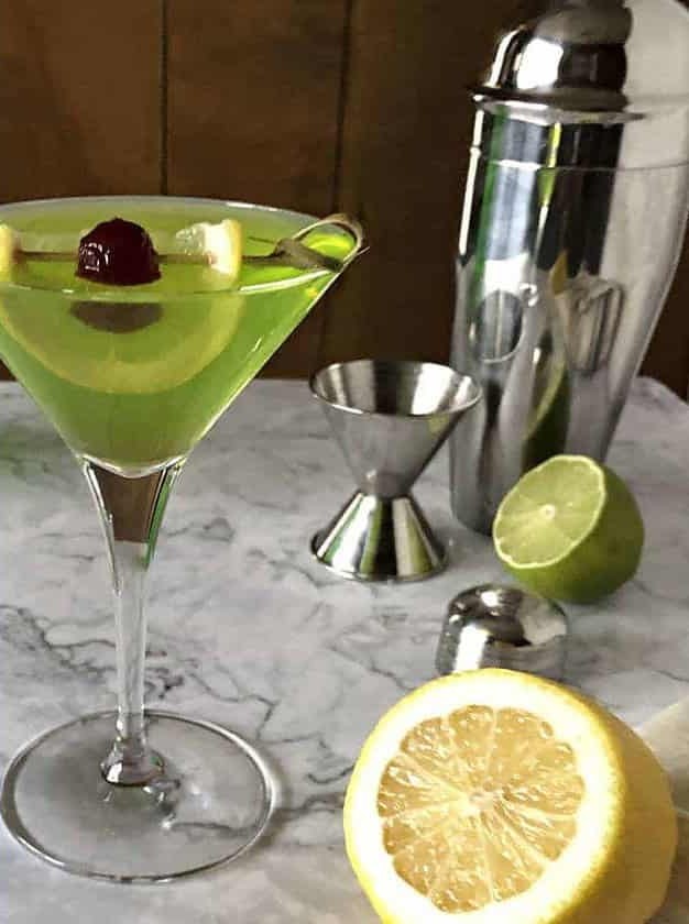 Midori Sour Martini