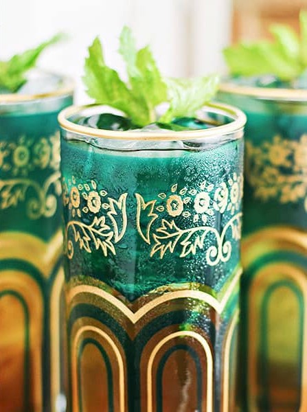 Moroccan Spiced Mint Tea Juleps