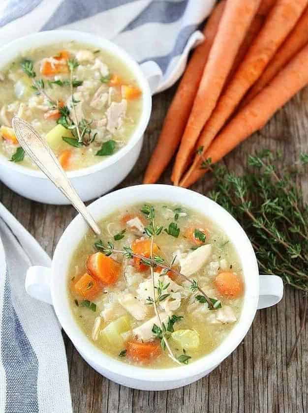 Easy Chicken and Rice Soup