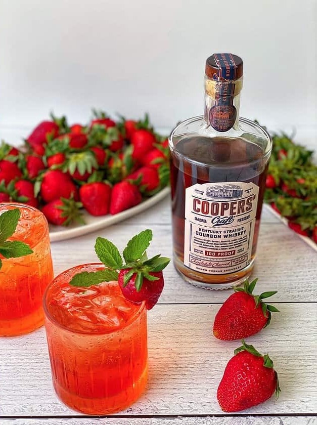 Strawberry Bourbon Cocktail