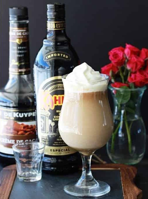 Irish Coffee With Kahlua & Creme De Cacao