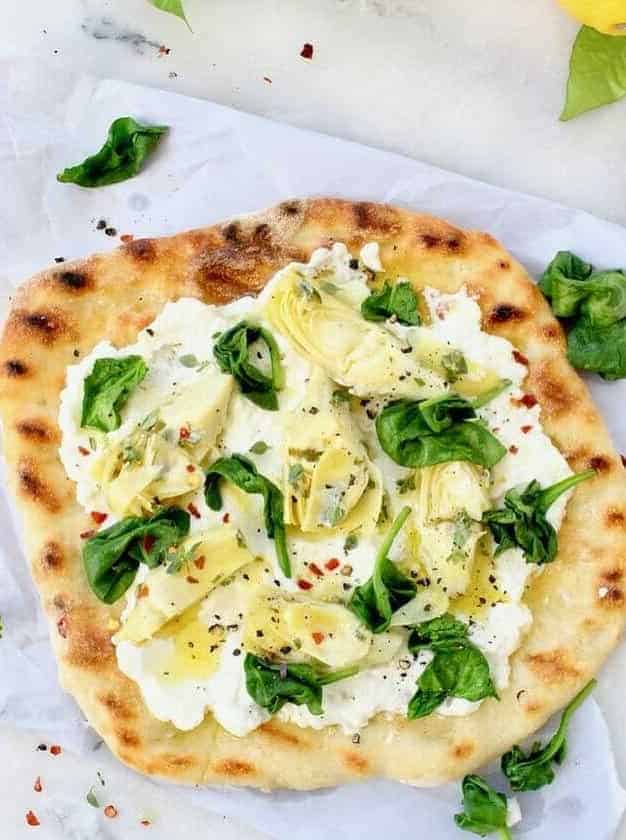 Vegan White Pizza