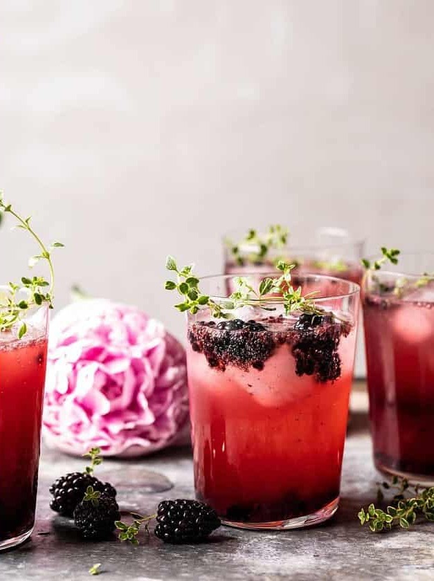 Blackberry Tequila Lemon Cooler