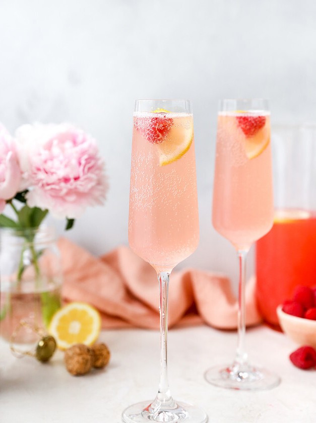 Pink Lemonade Mimosas