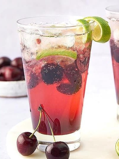 Cherry Lime Caipirinha