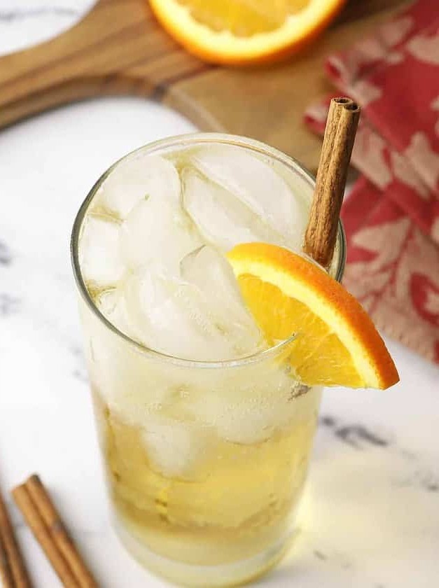 Spiced Orange Ginger Ale Cocktail