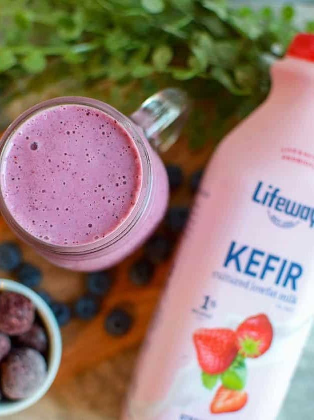 Cherry Berry Kefir Smoothie