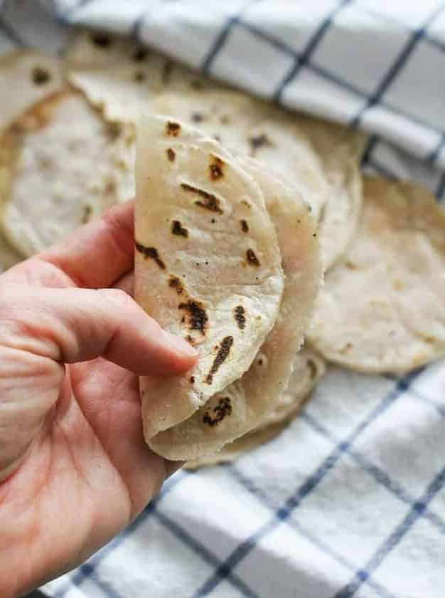 Cassava Flour Tortillas