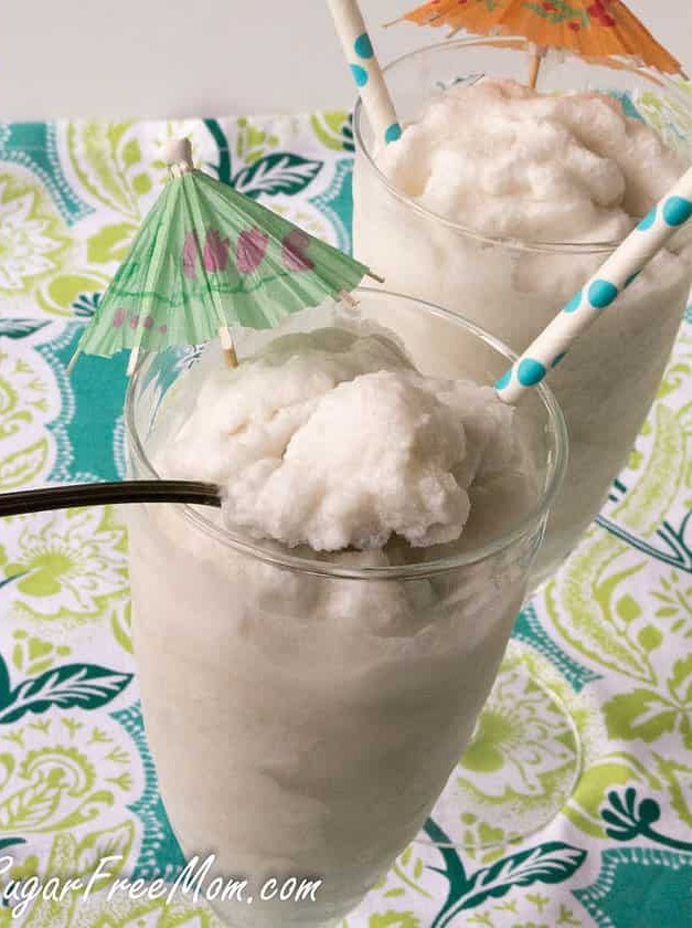 Frozen Coconut Daiquiri Slushie