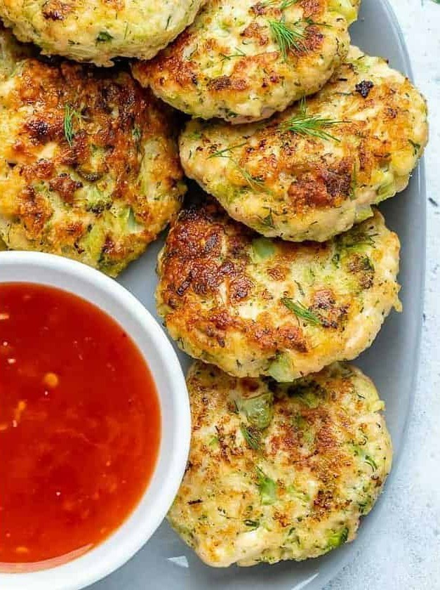 Broccoli Chicken Fritters