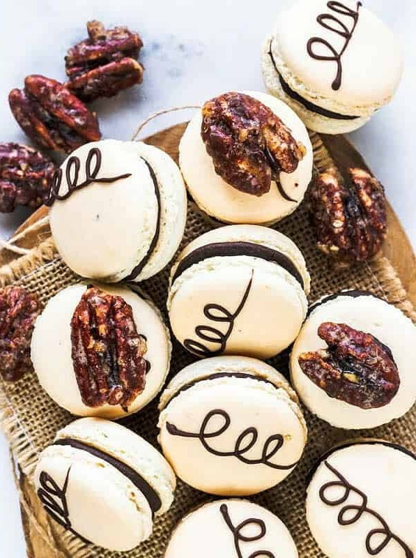 Pecan Macarons