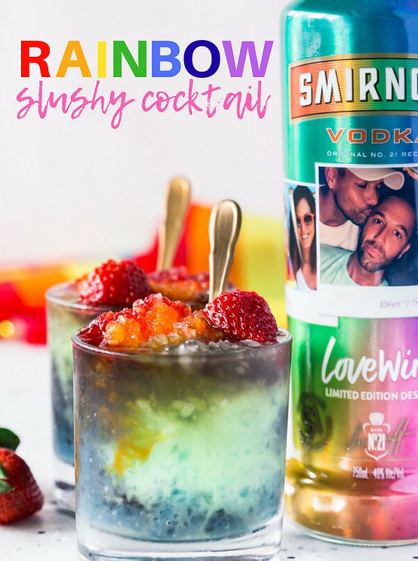 Rainbow Cocktail Slushy