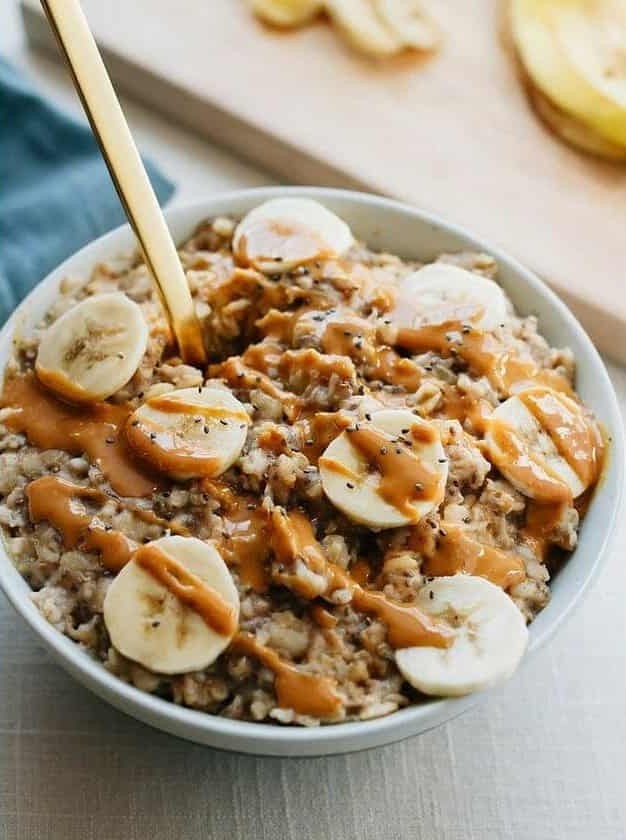 Peanut Butter Banana Oatmeal