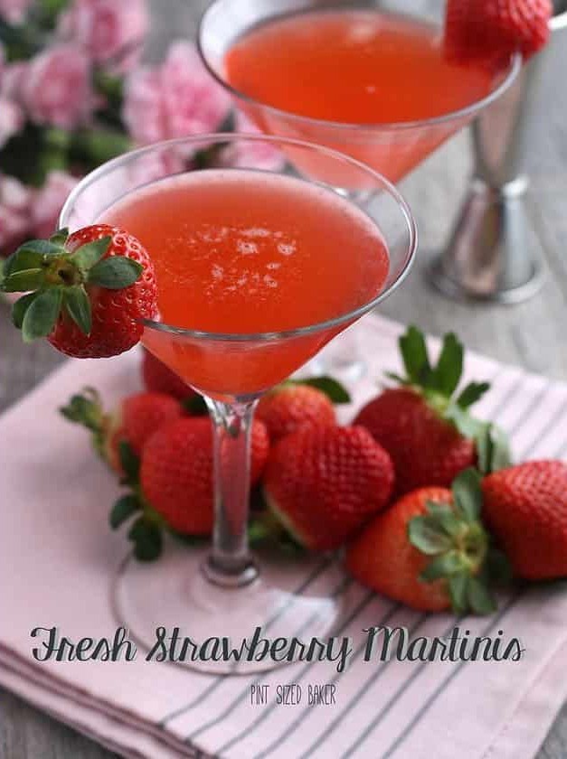 Strawberry Vodka Martini