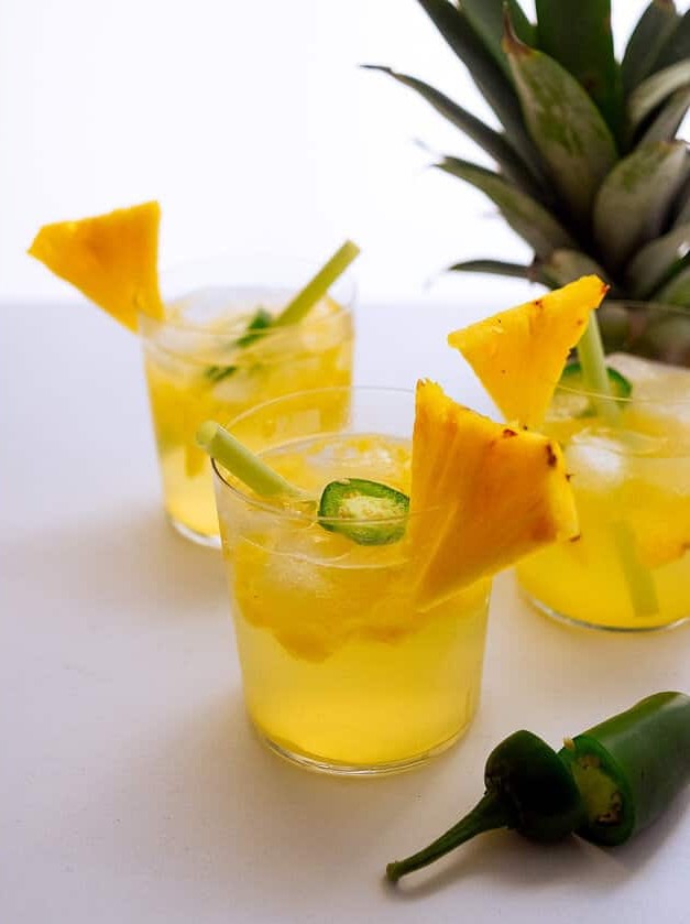 Pineapple & Jalapeno Fizzy Cocktail