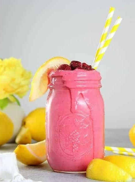 Raspberry Lemonade Smoothie