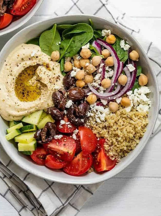 Mediterranean Hummus Bowl