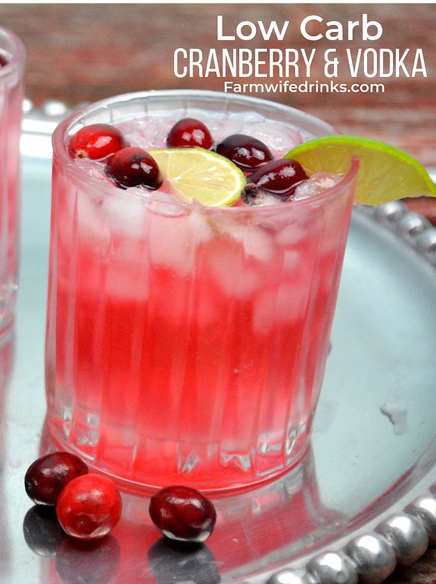 Low Carb Cranberry and Vodka