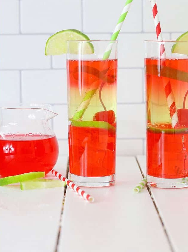 Vodka Cherry Limeade Cocktail