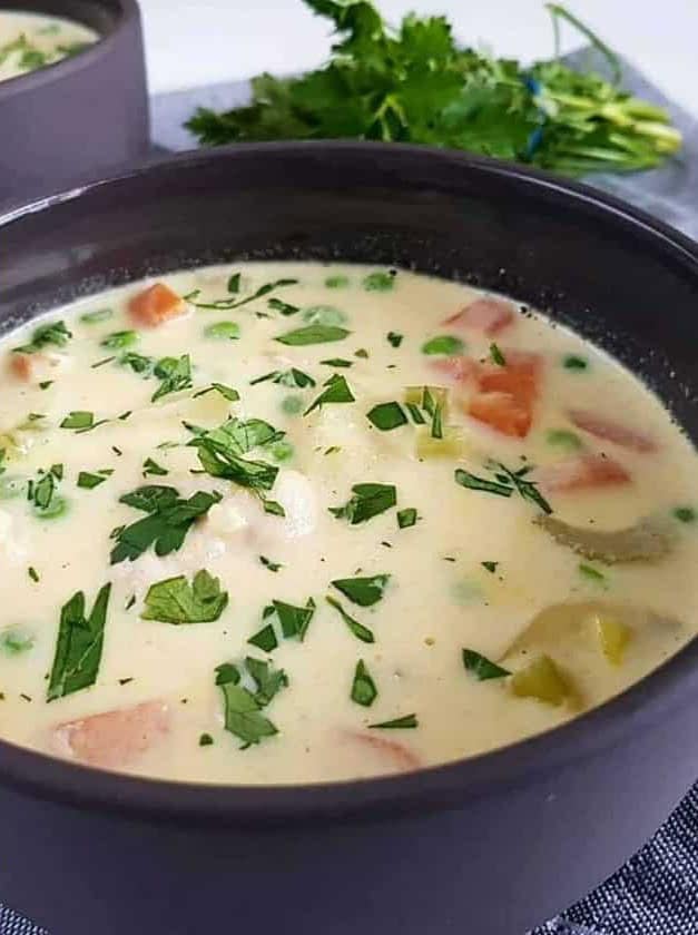 Creamy Chicken and Vegetable Soup