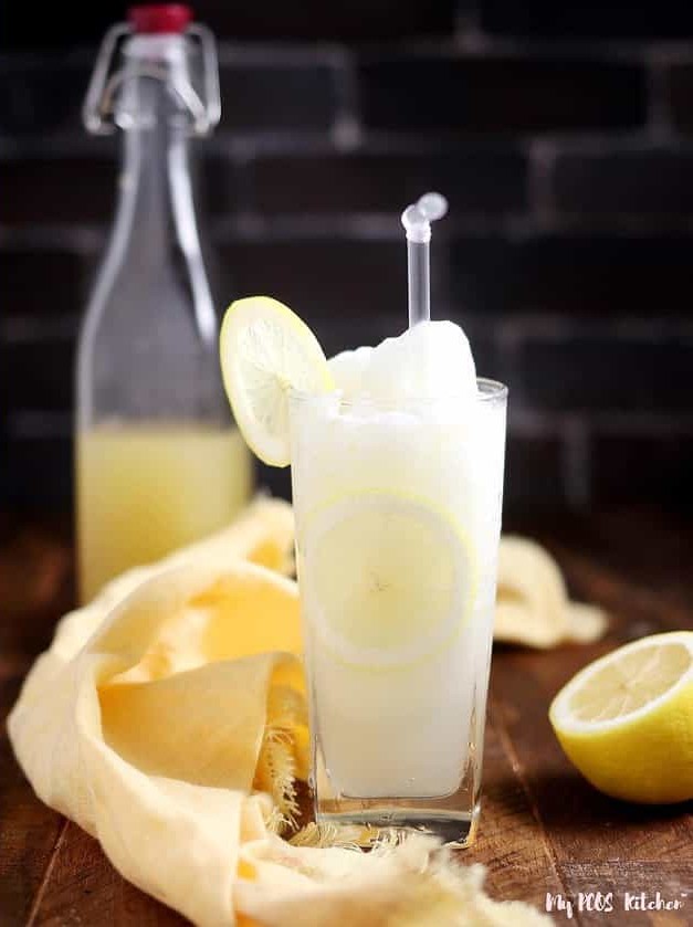 Sugar Free Frozen Lemonade Slushie