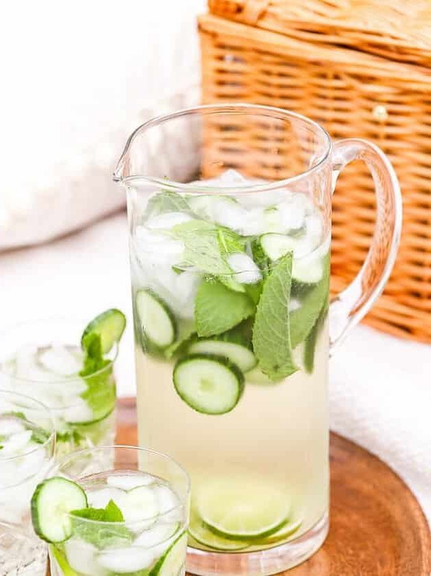 Minty Cucumber Lime Sangria