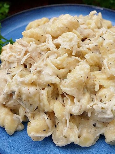 Crock Pot Chicken Rotini Pasta