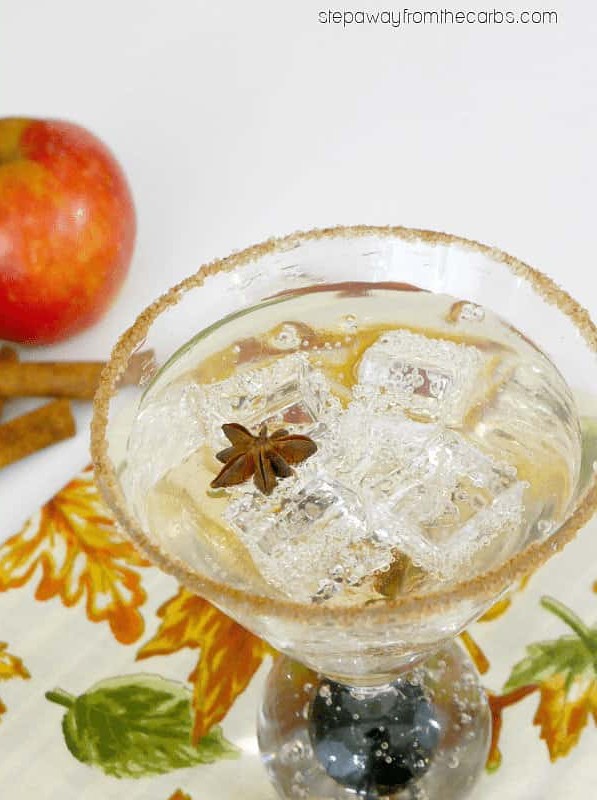 Low Carb Caramel Apple Cocktail