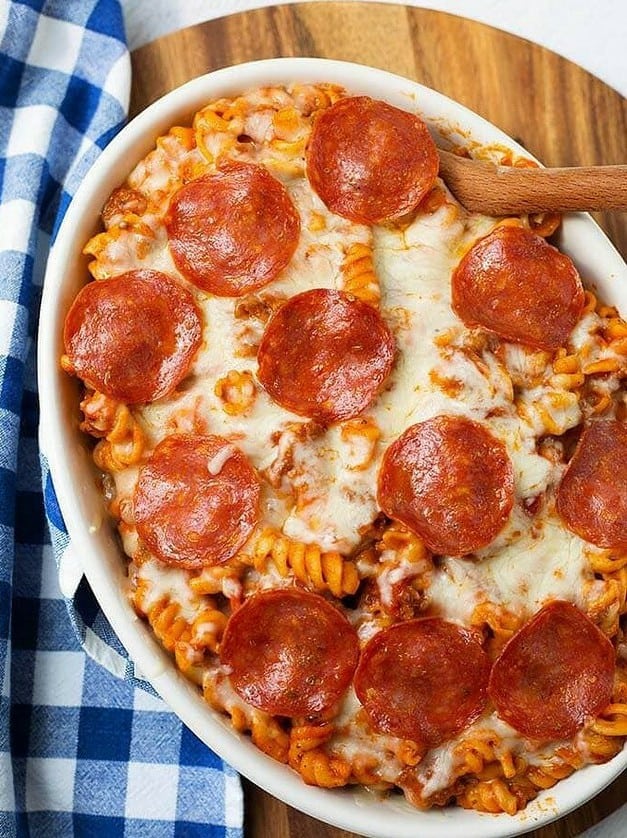 Instant Pot Pizza Pasta Casserole