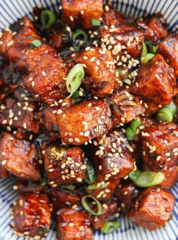 Asian Crispy Soy Garlic Tofu