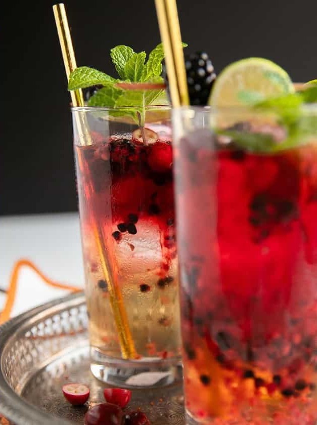 Blackberry Cranberry Moscow Mule