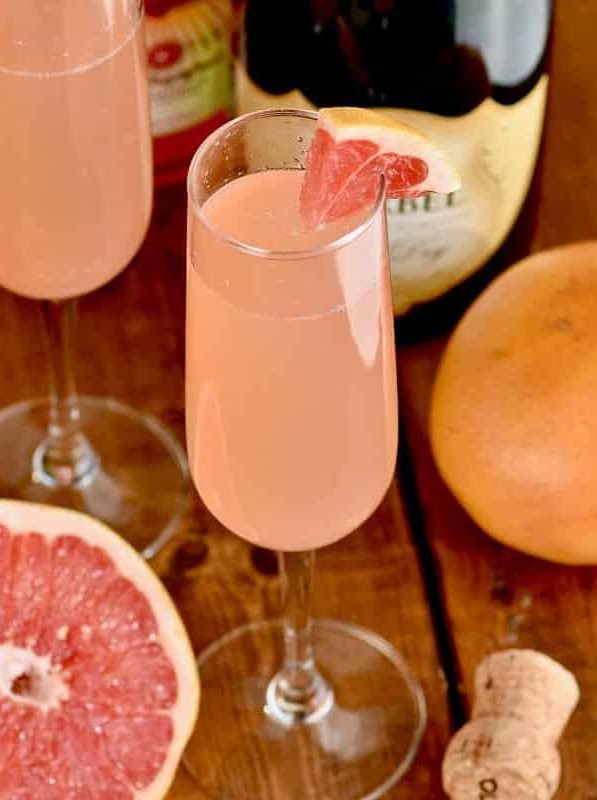 Grapefruit Champagne Cocktail