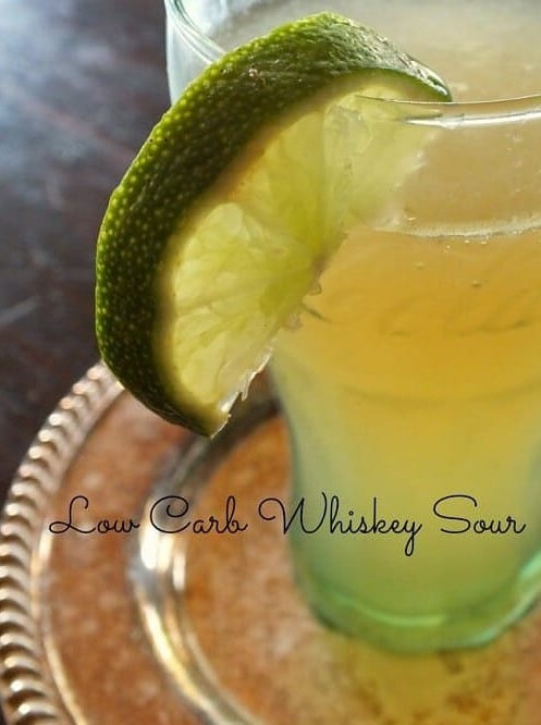 Low Carb Whiskey Sour Slush