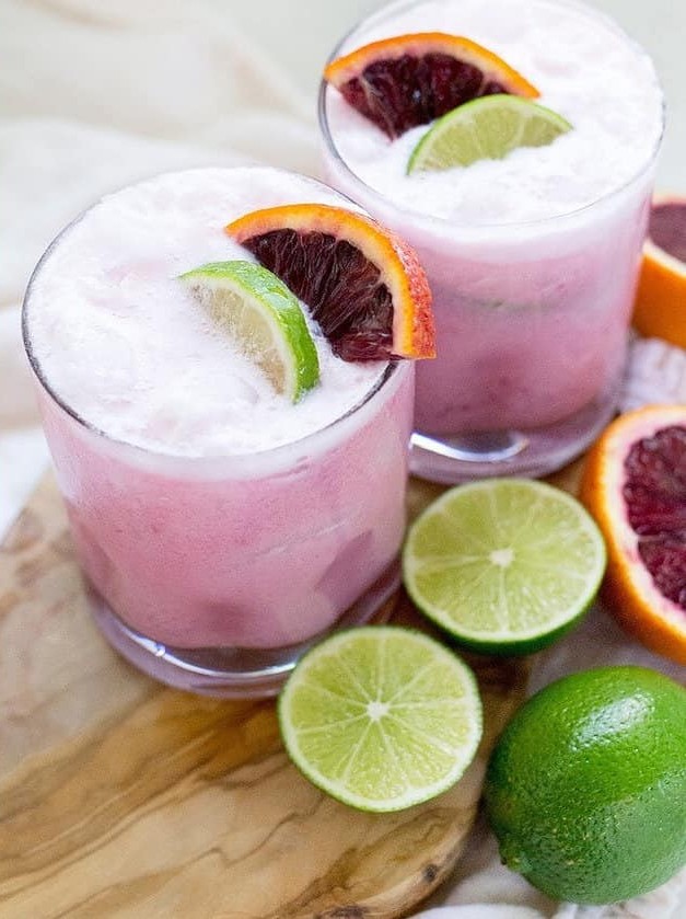 Coconut Blood Orange Margaritas