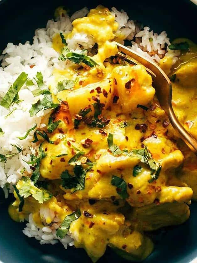 Thai Yellow Chicken Curry with Potatoes