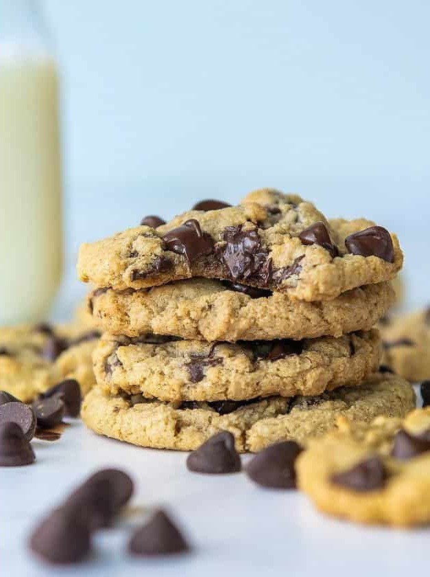 Chocolate Chip Oat Flour Cookies