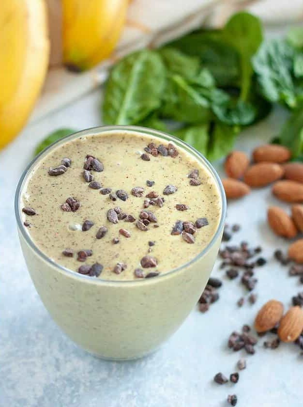 Cacao Almond Spinach Smoothie